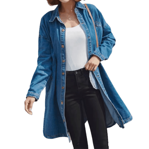 Women's Jeans Wind Coat