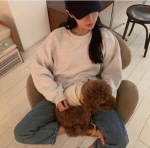 A Korean Girls Sweater 13