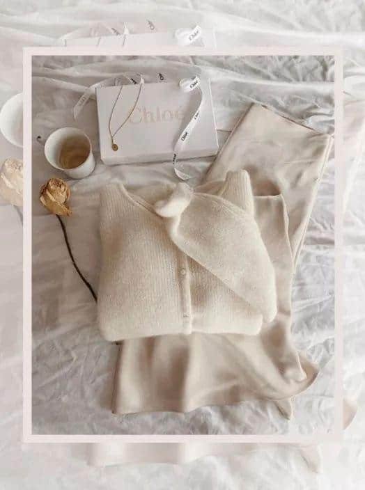 Cream White Sweater 1