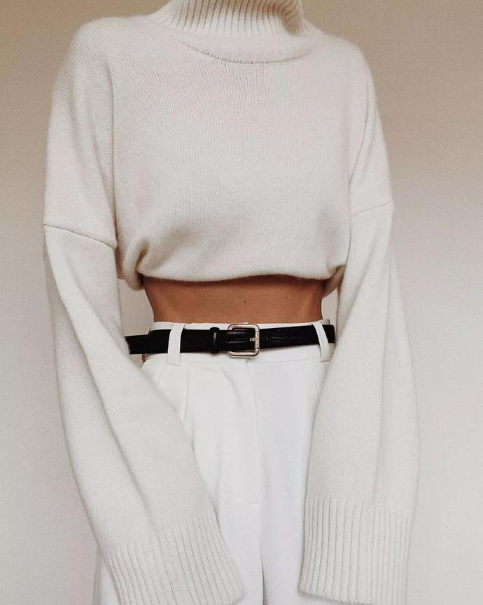 Cream White Sweater 11