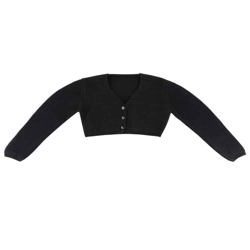 Black Knit Cardigan Shanghai Garment