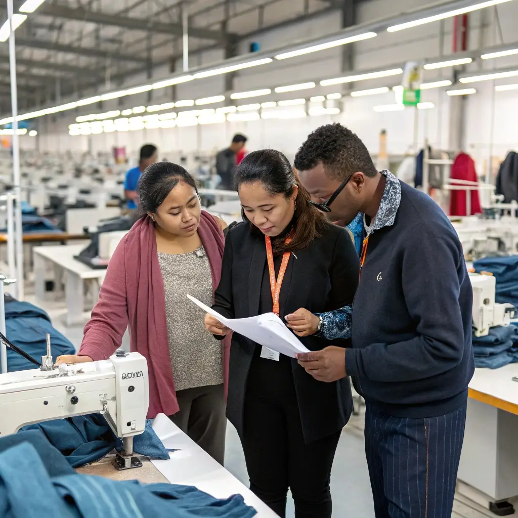 a-fashion-startup-team-touring-a-clothing-factory-