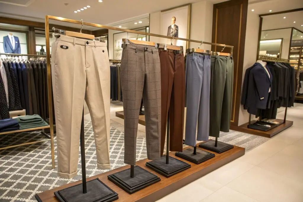 a-fashion-boutique-display-featuring-chinos--dress