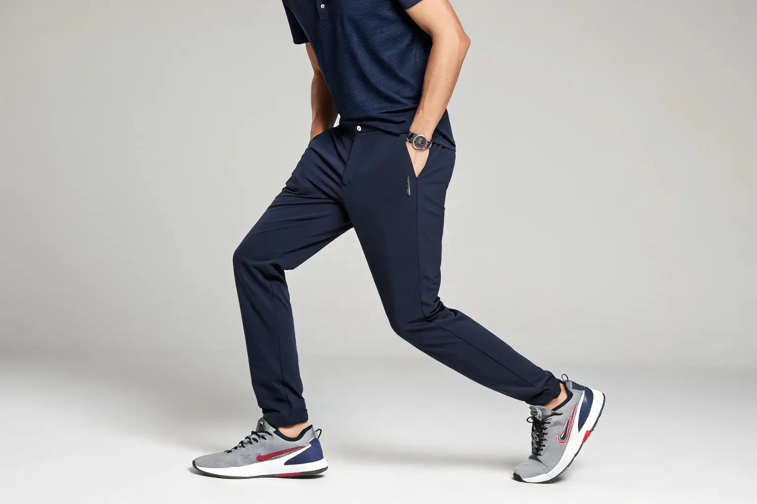Men's athletic jogger pants, lightweight and stylish for active wear