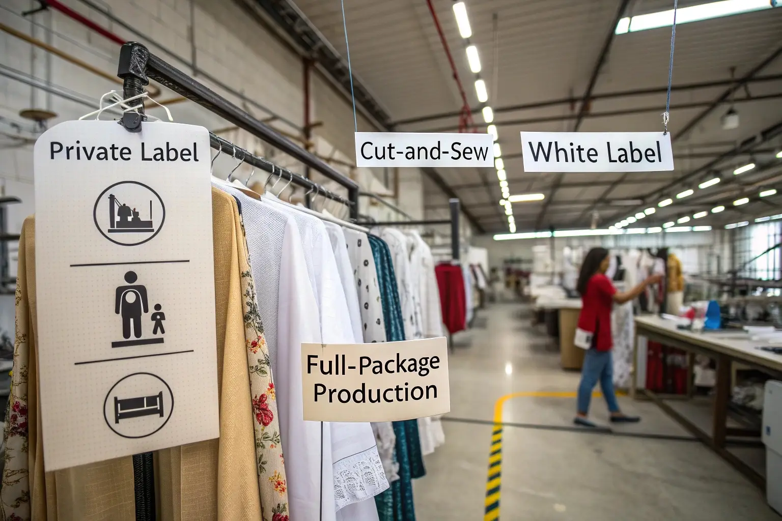 Clothing manufacturing, private label and full-package production services