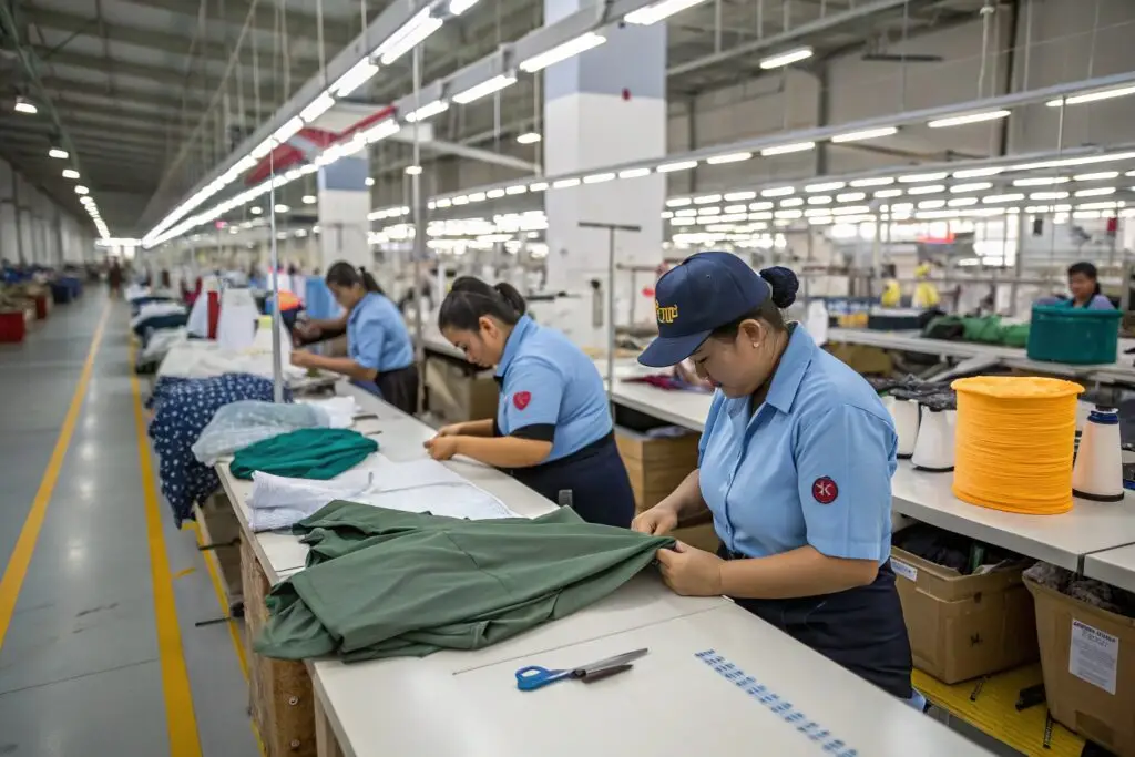 a-factory-floor-with-skilled-workers-sewing-garme