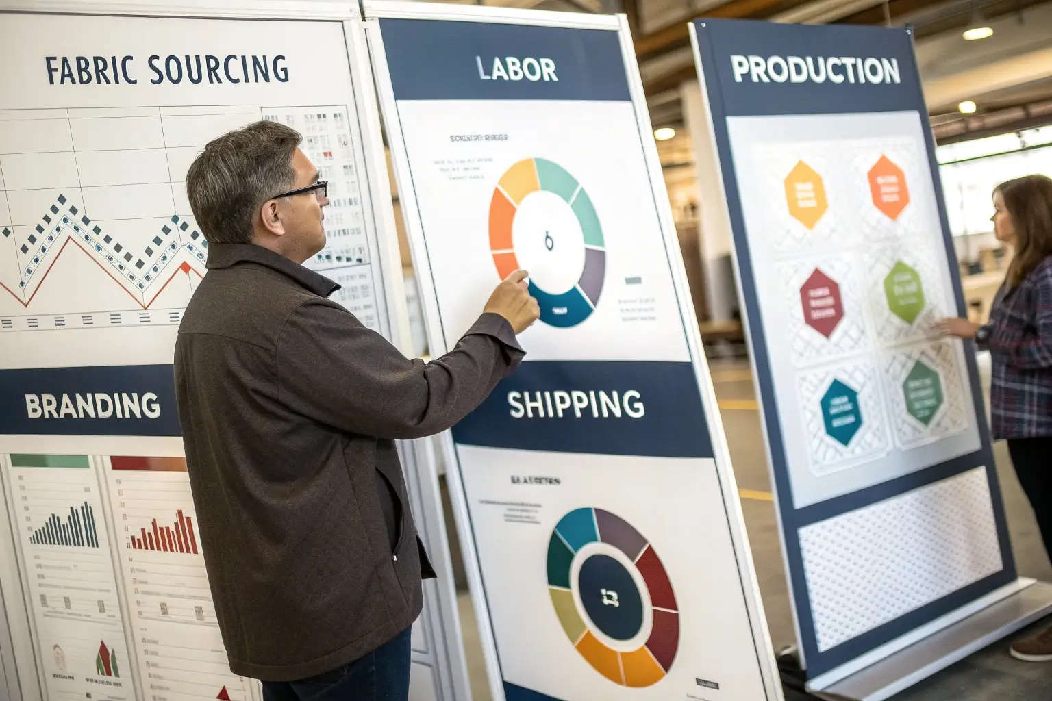 Textile production strategy, business analysis on sourcing and shipping