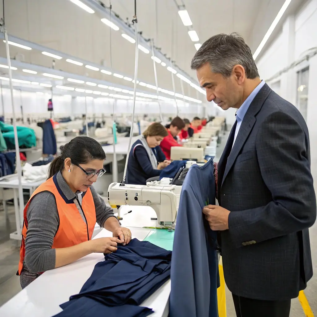 Clothing factory quality inspection, professional production process