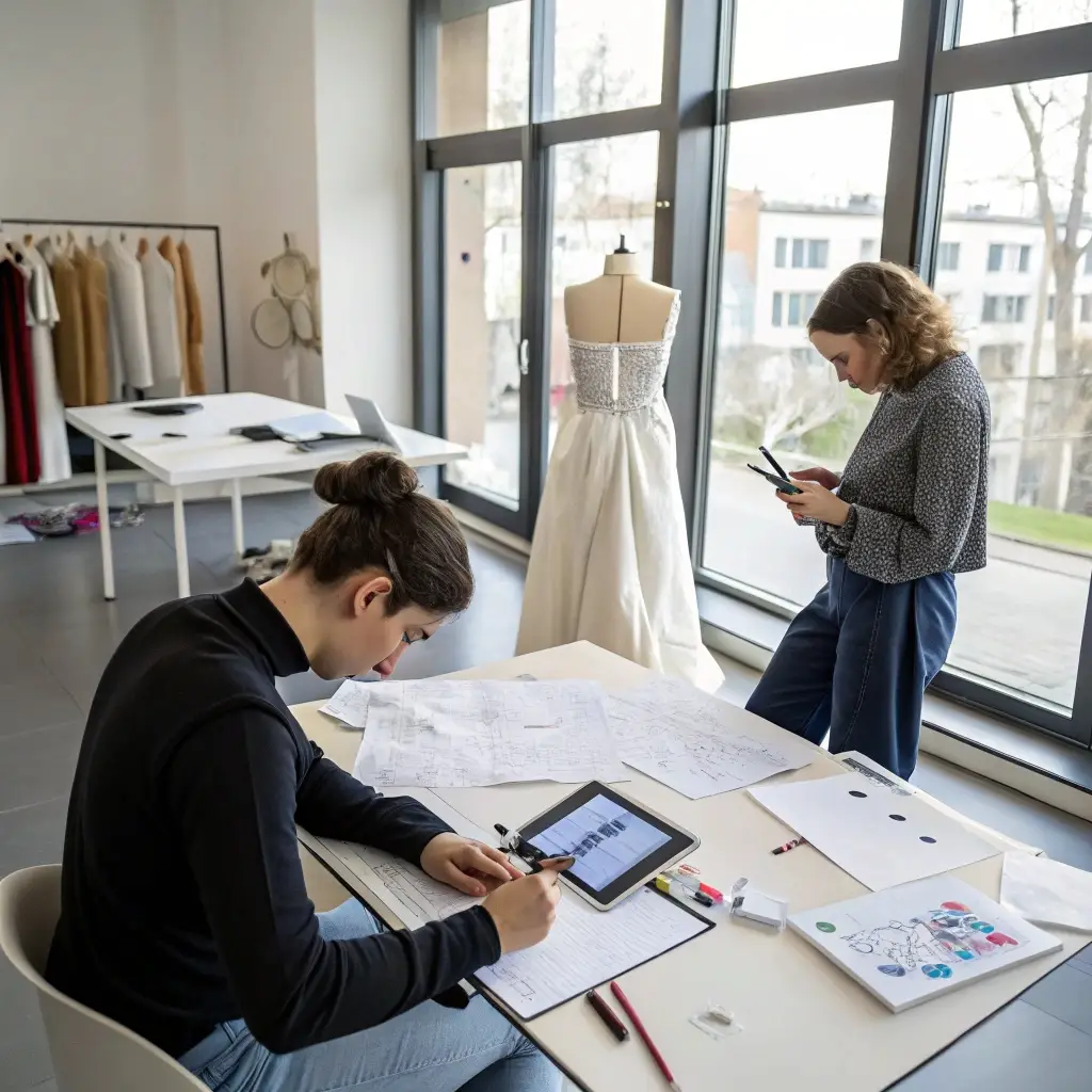 a-modern-fashion-design-studio-where-designers-ske