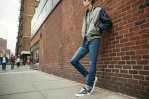 a-stylish-bomber-jacket-worn-by-a-model-in-an-urb