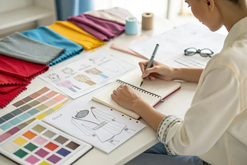 an-image-of-a-fashion-designer-sketching-