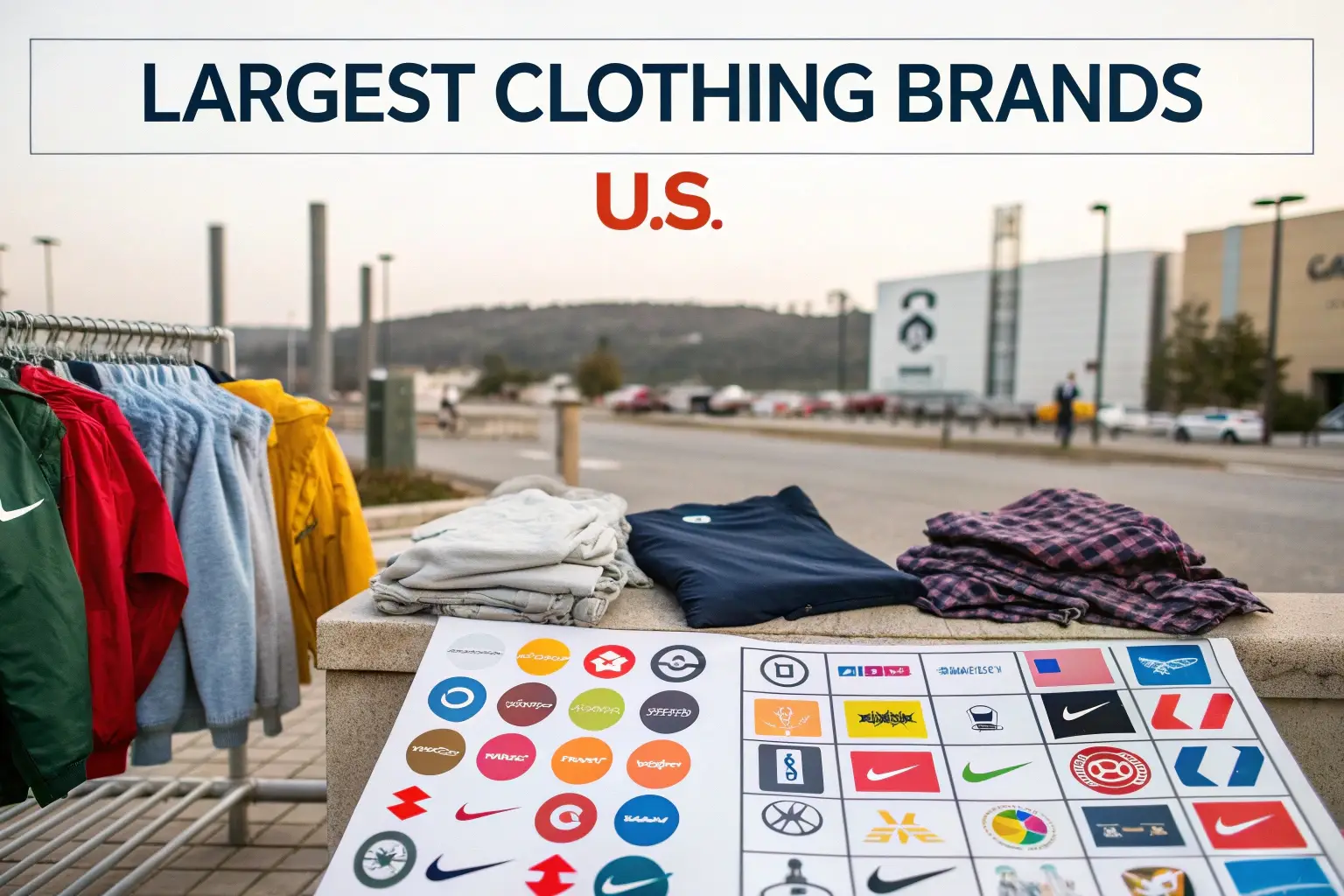 Largest clothing brands in the U.S., fashion industry logos
