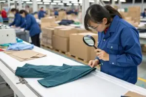 a-factory-worker-inspecting-a-finished-garment-fo