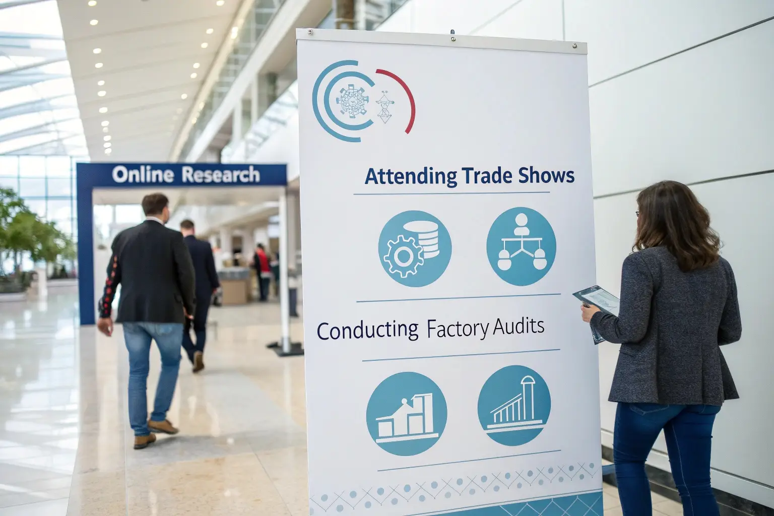 Trade show event focused on factory audits and industry networking
