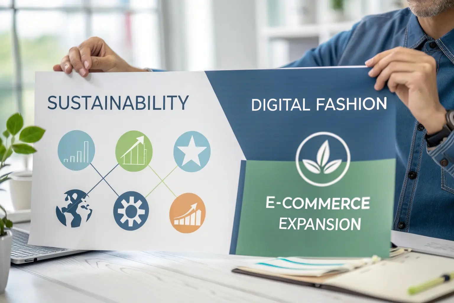 Sustainable fashion strategy, digital fashion and e-commerce