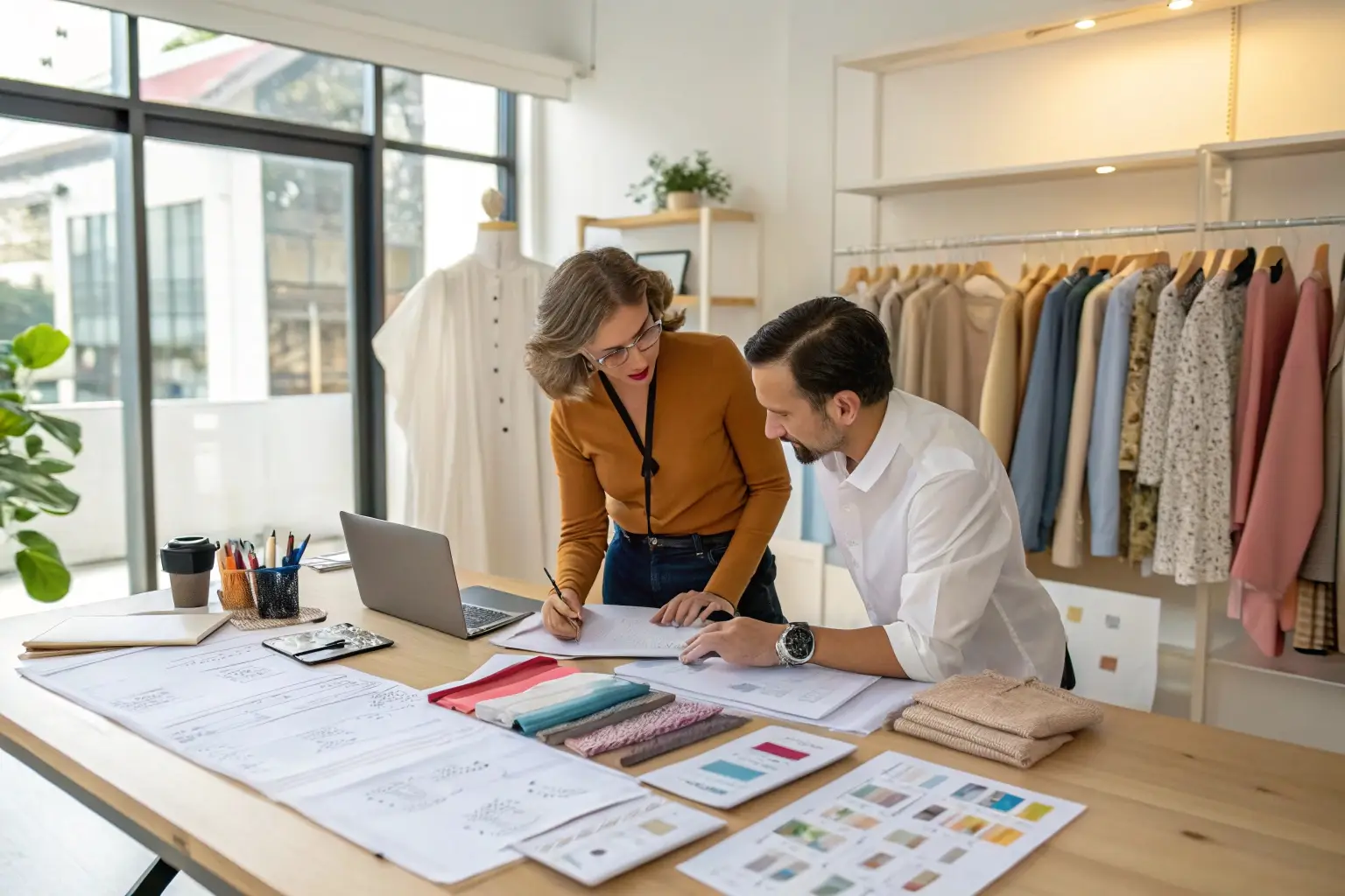 Fashion designers planning a private label clothing collection