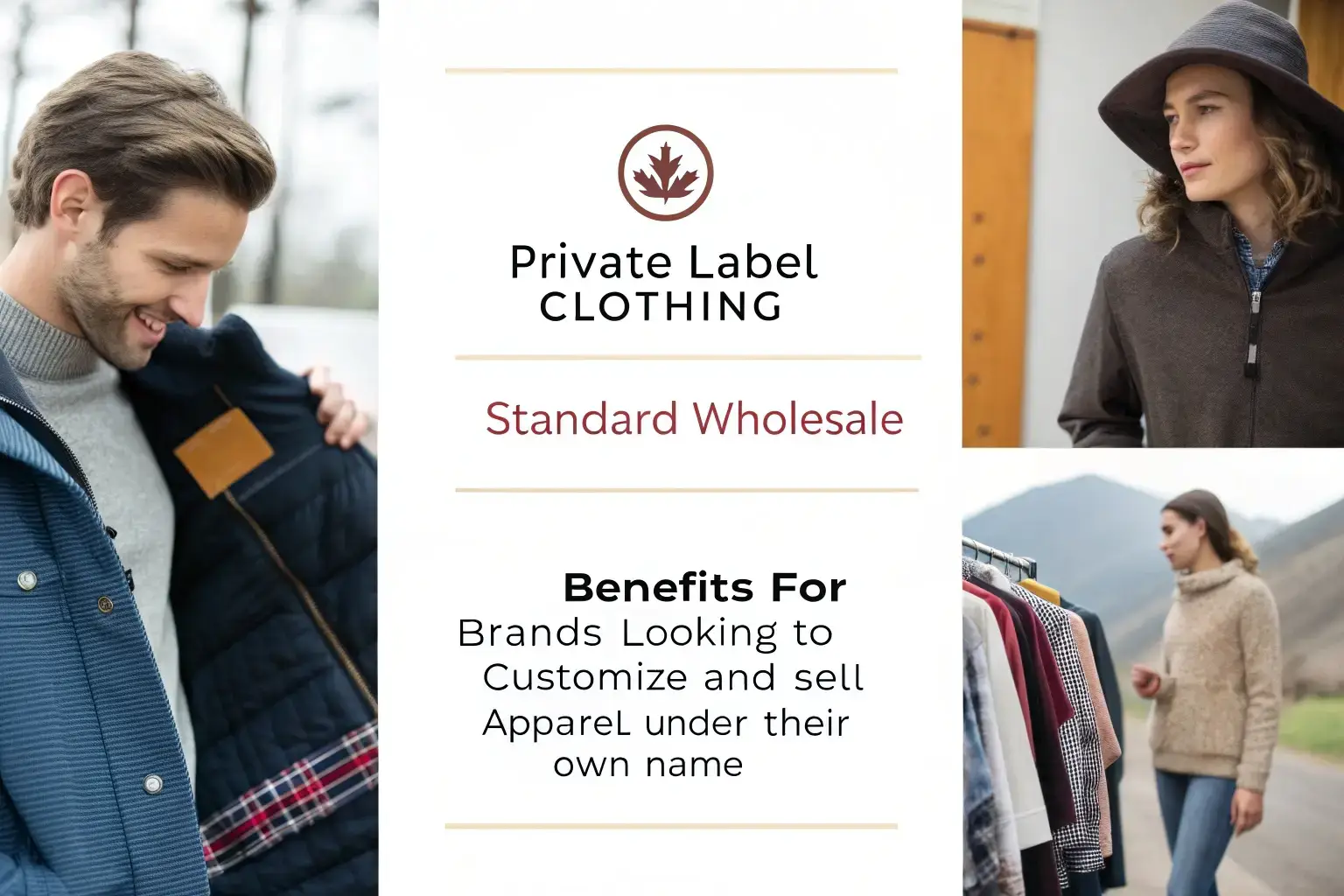 Private label clothing wholesale benefits for brands