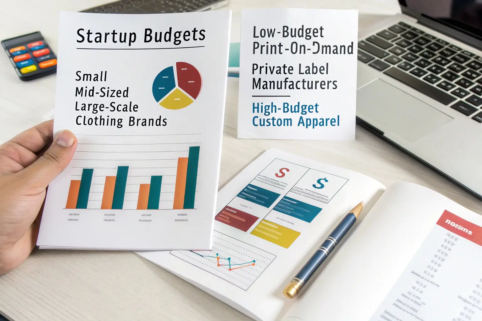 Startup budget planning for private label clothing brands