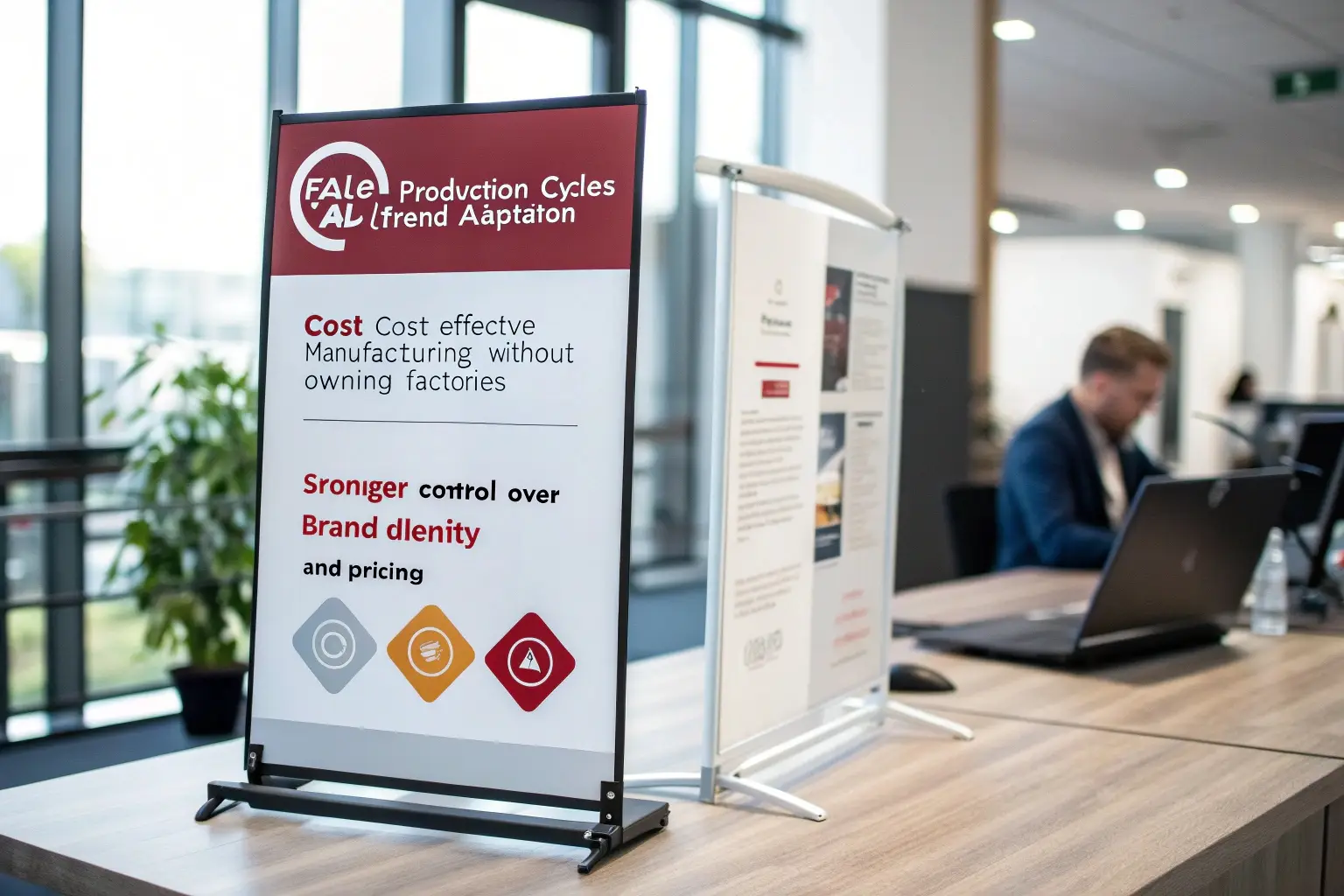 Private label production cycles and brand identity control