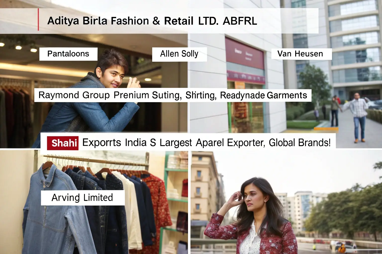 Aditya Birla Fashion & Retail and major Indian apparel brands