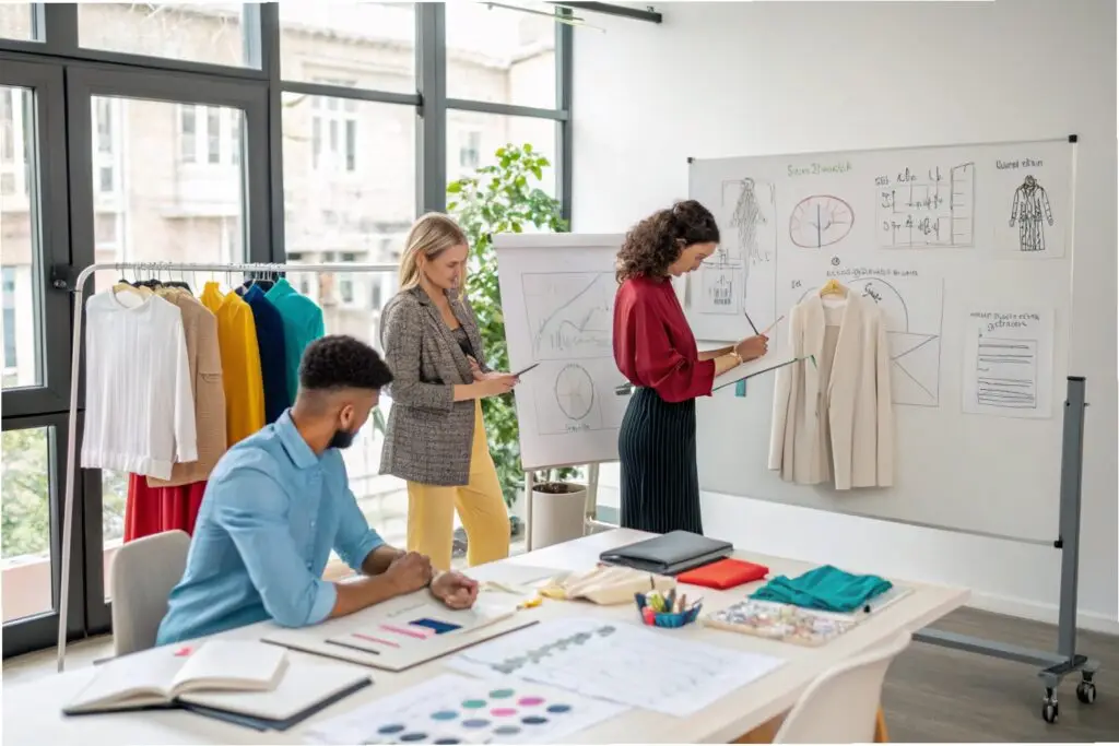 Fashion entrepreneurs collaborating