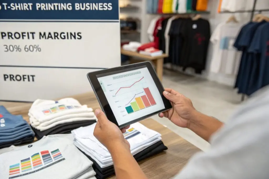 T-shirt printing business profit analysis
