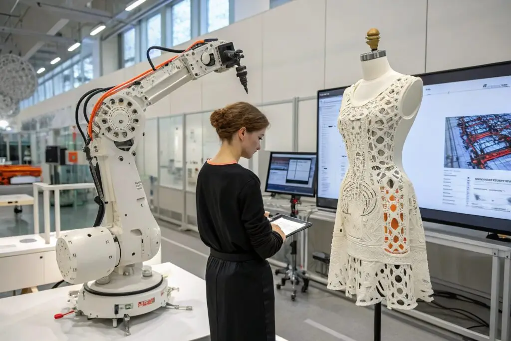 Robotic automation in fashion design innovation
