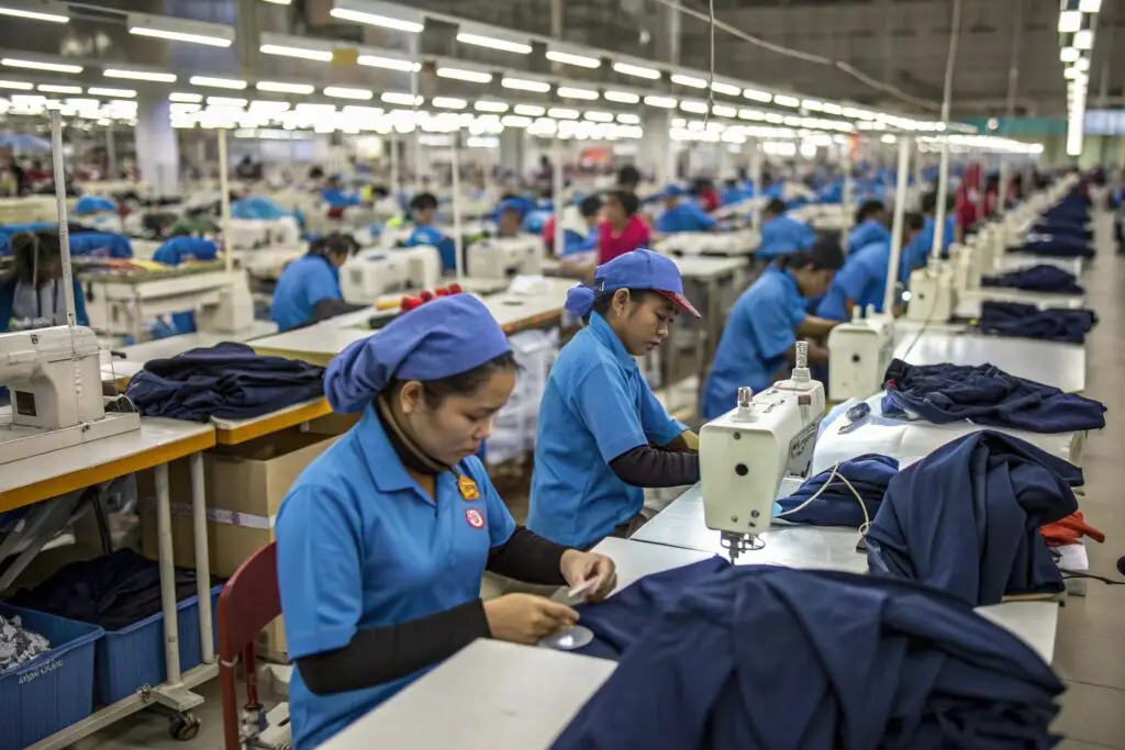 Garment factory in Bangladesh specializing in apparel production