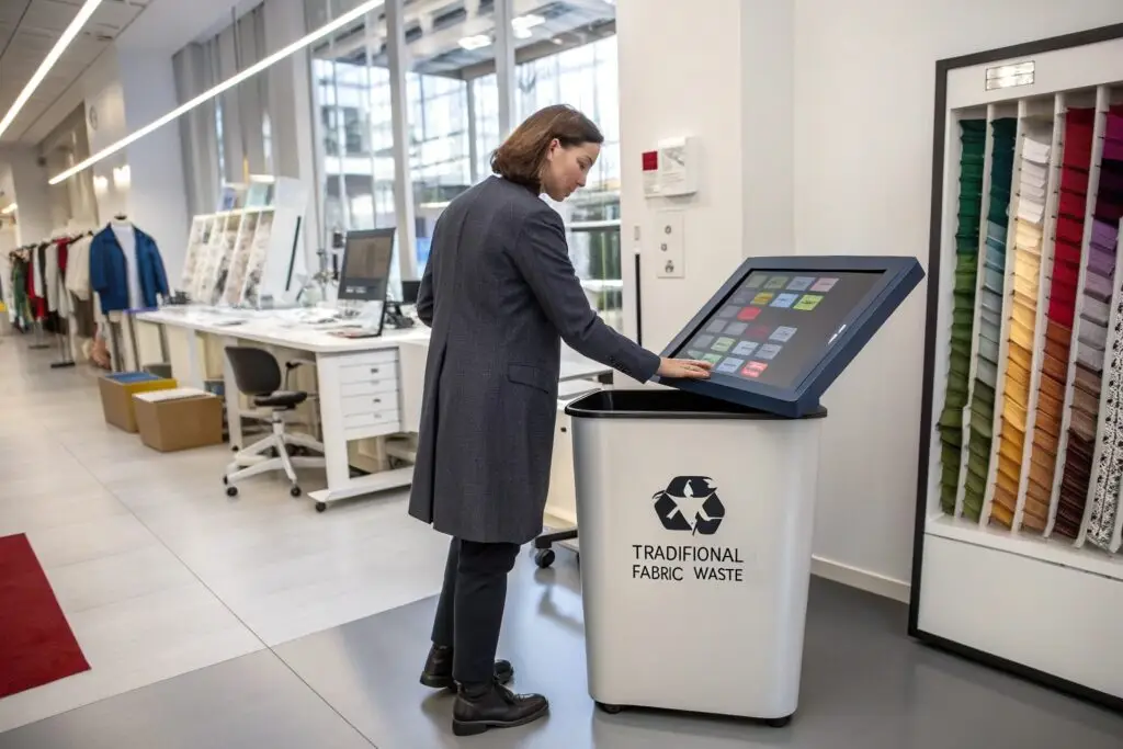 Sustainable fabric waste management with digital solutions