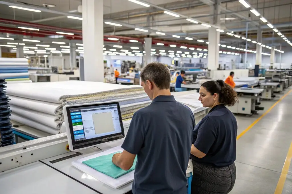 Automated fabric inspection in textile production