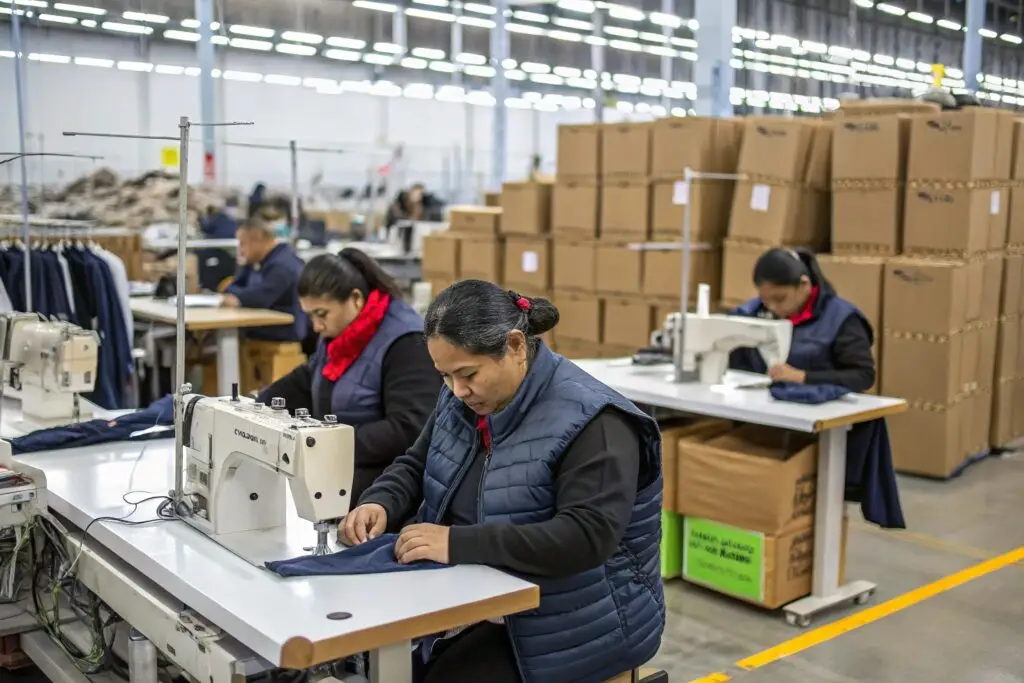 Professional clothing production facility