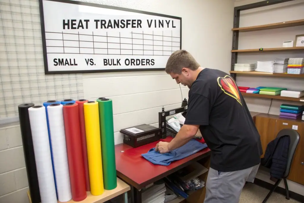 Heat transfer vinyl process