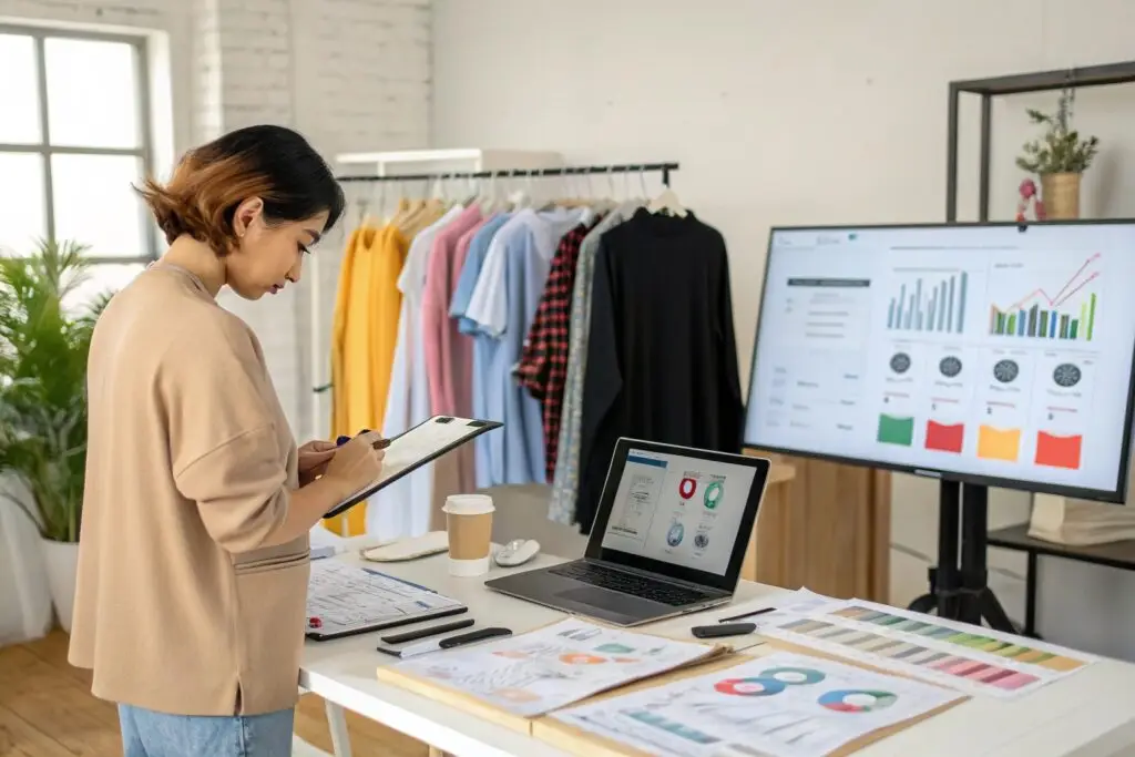 Startup Fashion Brand's Creative Workspace