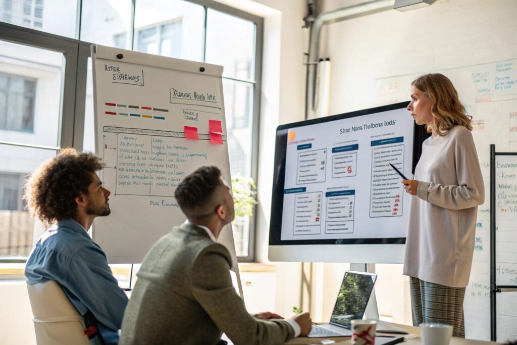 A professional businessperson reviewing documents, representing Fumao's commitment to quality and customization in wholesale clothing