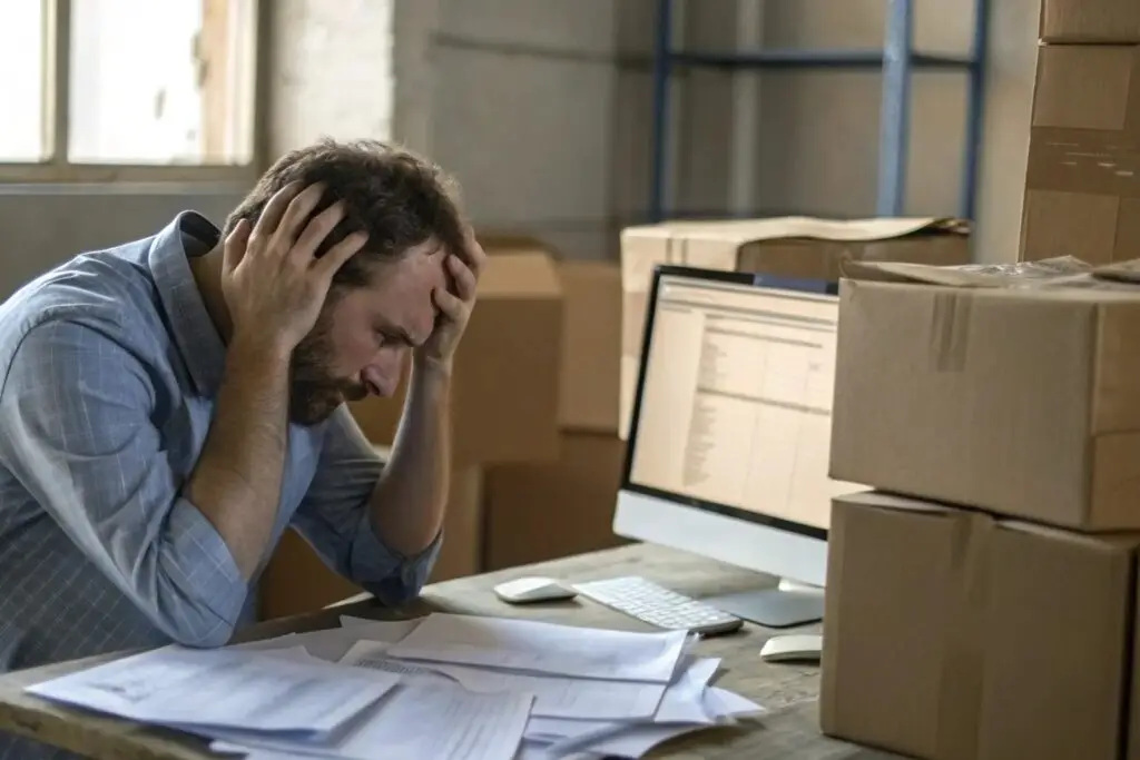 Clothing seller struggling with import logistics