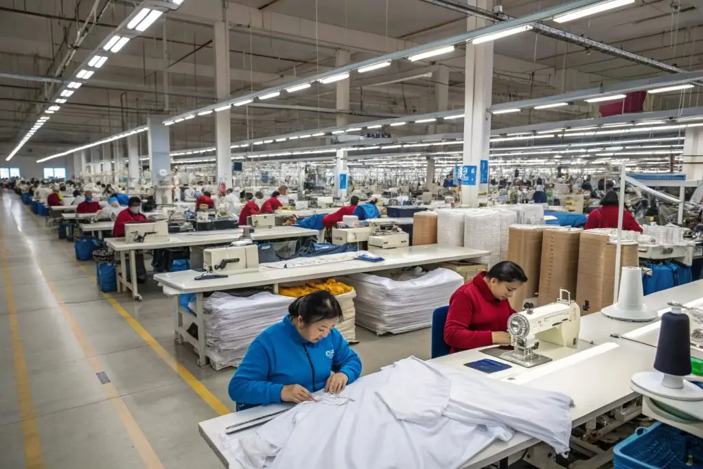 Large Clothing Manufacturing Factory