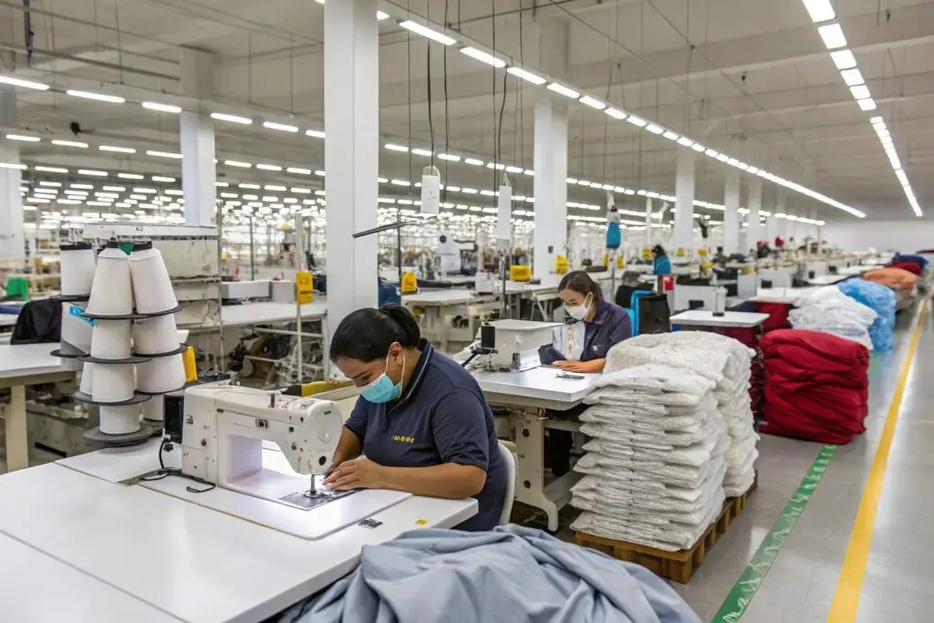 Large Clothing Manufacturing Factory
