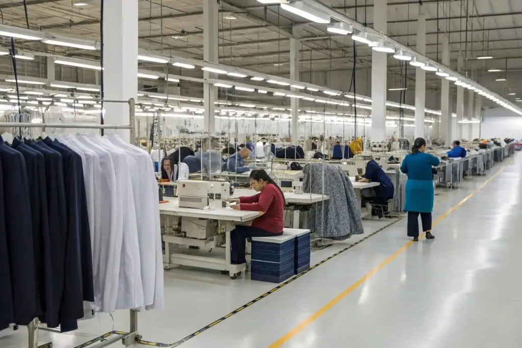 Modern Clothing Manufacturing Factory
