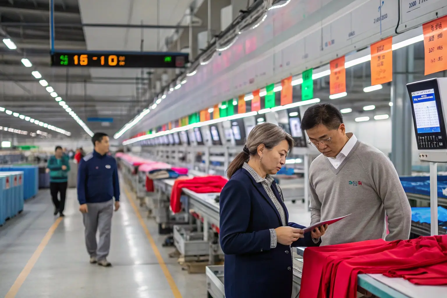 Garment factory inspection, quality control in clothing production