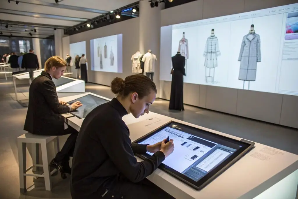 Futuristic fashion design studio