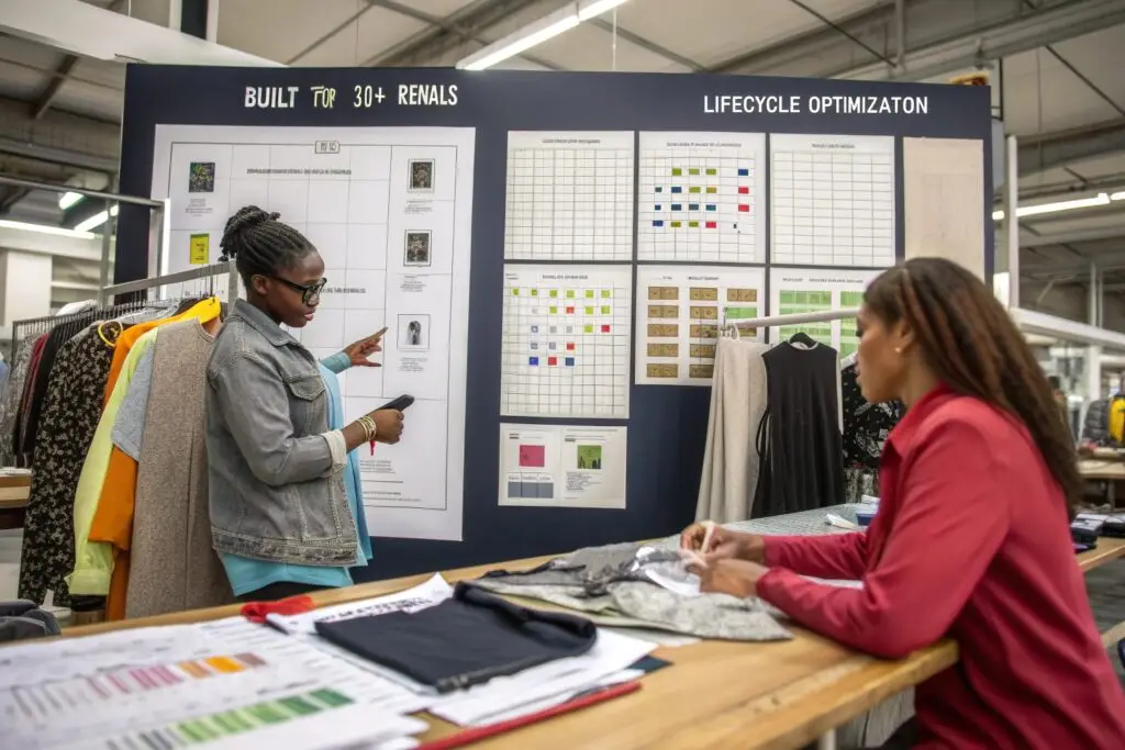 Designers planning lifecycle strategy for rental garments