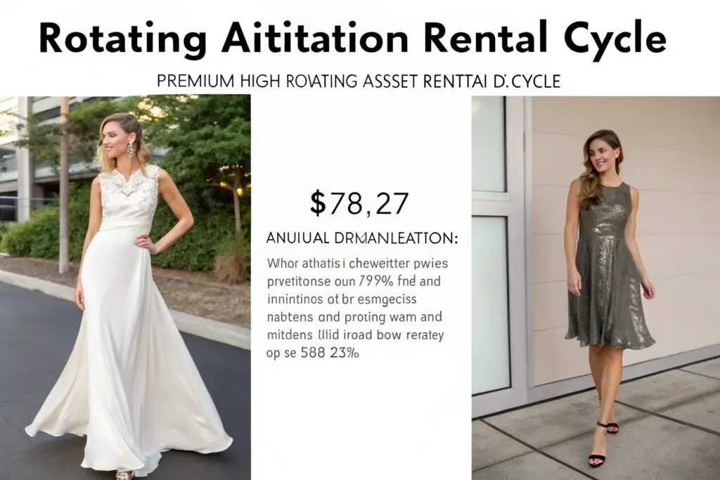 Elegant women's dresses for premium rental cycles