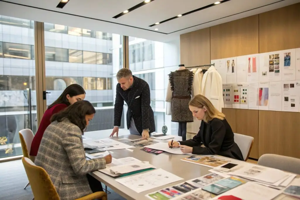 Fashion professionals planning circular business models