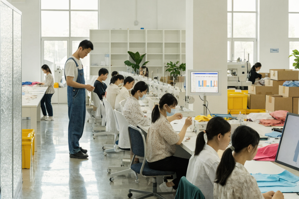 How Can Buyers Audit Production Line Capacity in a Chinese Clothing Factory?