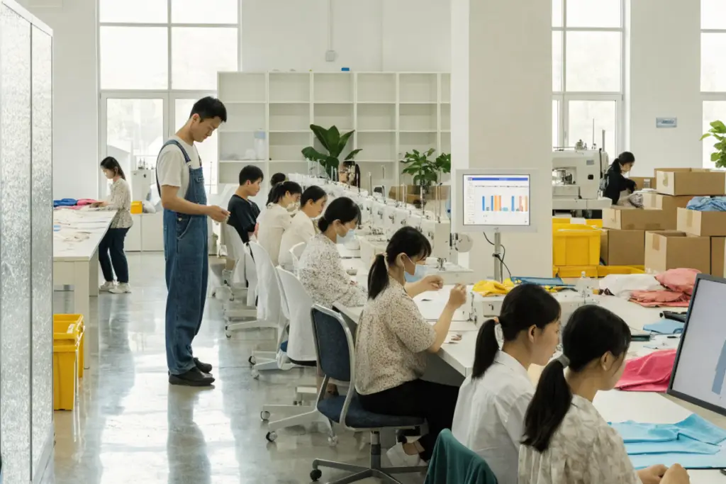 How Can Buyers Audit Production Line Capacity in a Chinese Clothing Factory?