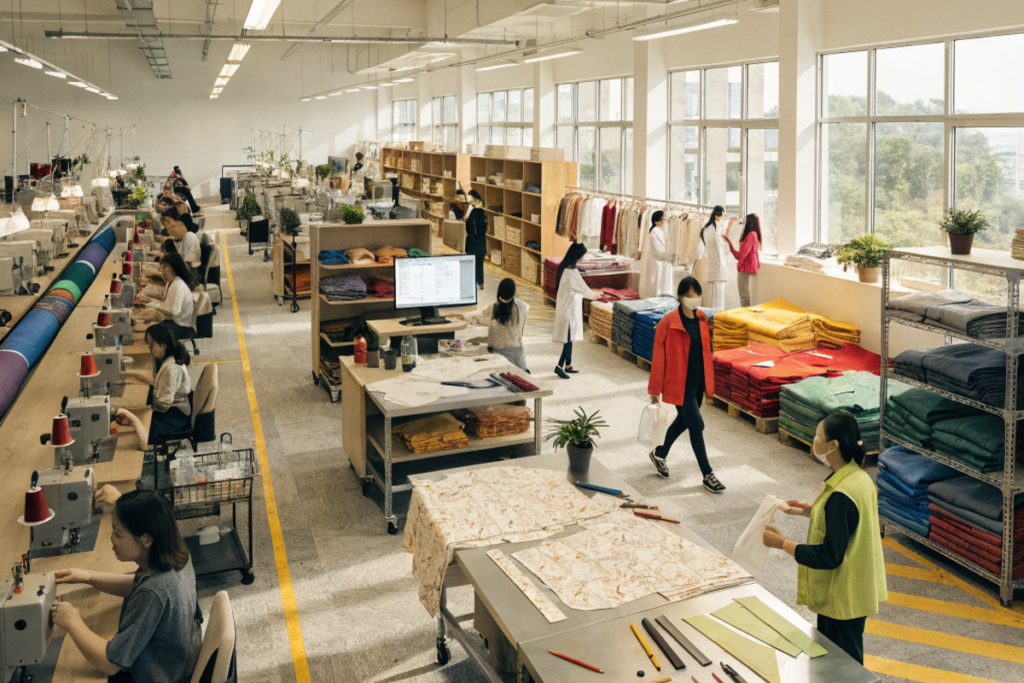 How Can Buyers Confirm Real Production Lines in a Chinese Garment Factory?