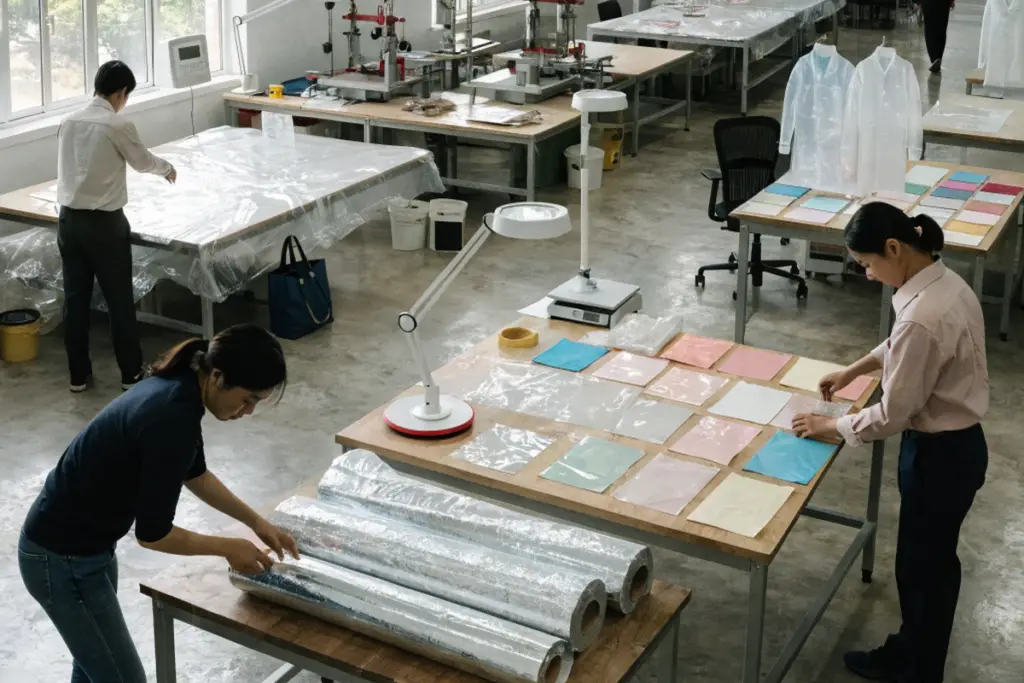 How Can Buyers Source the Transparent PVC Summer Coat Look Safely?