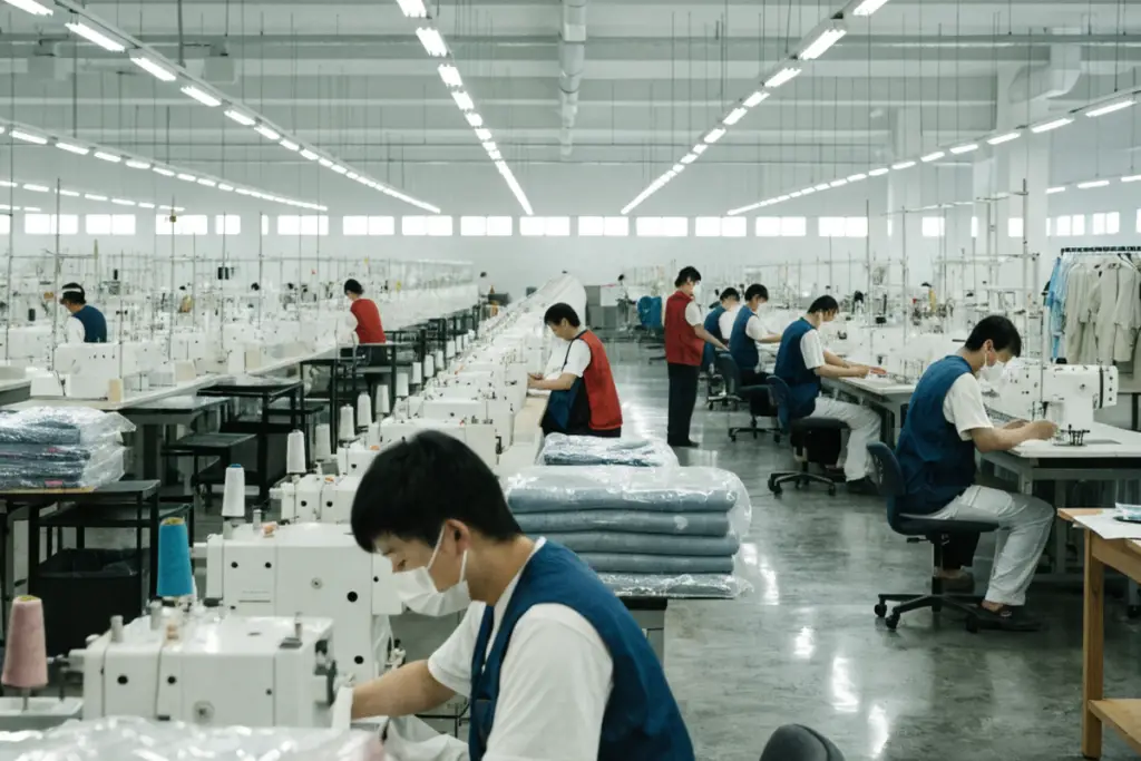 How Can Uniform Buyers Specify Double-Needle Chain Stitching Clearly?