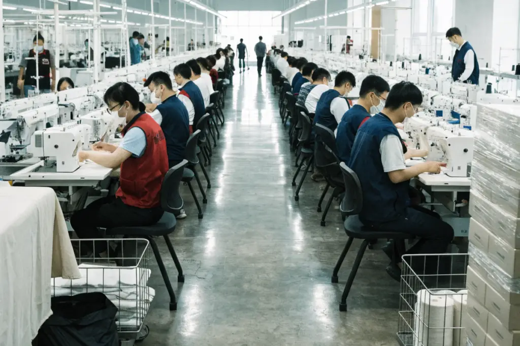 How Do Garment Factories Manage Material Splice Zones in Production?