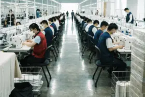 How Do Garment Factories Manage Material Splice Zones in Production?